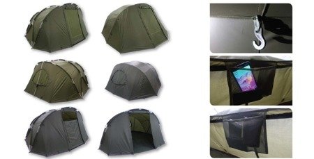 Namiot karpiowy 2-osobowy z narzutą, winterskin Prologic Cruzade Session Bivvy 2man w/overwrap (55776)