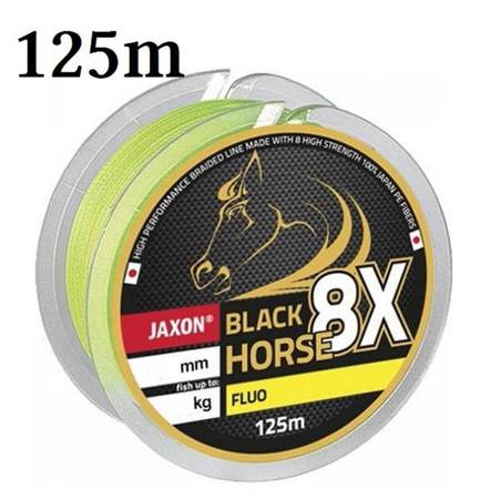 PLECIONKA BLACK HORSE 8X FLUO 0,08 125M JAXON ZJ-BHF008G