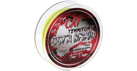 PLECIONKA CAT TERRITORY OCTA BRAID  070 YELLOW 150M