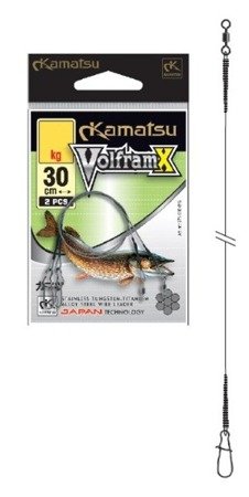 PRZYPON CHROMOWO-WOLFRAMOWY VOLFRAMX 30cm/10kg op.40szt. KAMATSU 275030010