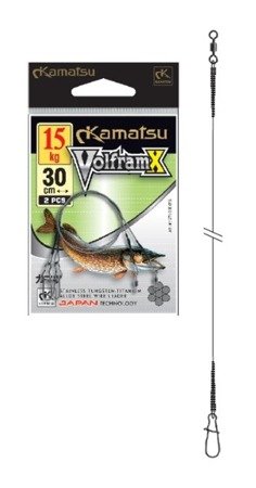 PRZYPON CHROMOWO-WOLFRAMOWY VOLFRAMX 30cm/15kg op.40szt. KAMATSU 275030015