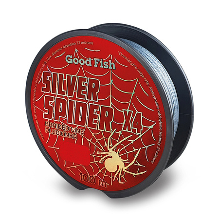 Plecionka GoodFish Silver Spider 0.14mm, 100m GoodFish A-56-SS-014