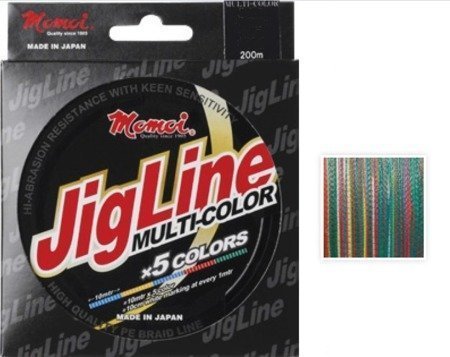 Plecionka MOMOI JigLine TAKUMI 0.12mm/7.0kg 5-kolorowa 200 m DRAGON JMO-48-08-912