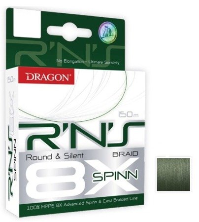 Plecionka SPINNING R'N'S 8X SPINN 150 m 0.16 mm/14.10 kg zielona DRAGON PDF-42-03-116