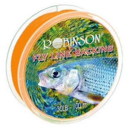 Podklad pod sznur muchowy 30lb/100m/fluo pomarancz. Robinson 58-BA-02