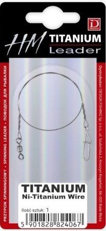 Przypon  HM - Aquateco 15 cm 1 szt. Ni-Ti Wire 8 kg DRAGON PDF-56-008-15