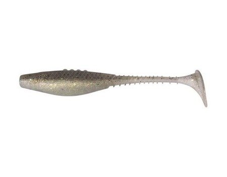 Ripper  Belly Fish PRO - SHIMMER MINNOW 4"/10cm 3szt./bag CLR.SMKD./CLEAR mixed/black glitter BOX    DRAGON CHE-BF40D-25-995