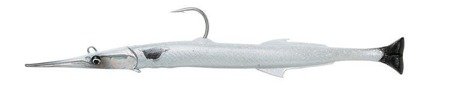 Savage Gear 3D Needlefish Pulsetail 2+1 18cm 26g Pearl White Silver (69702)