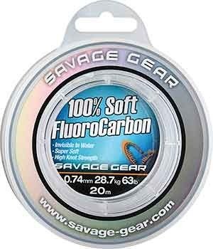 Savage Gear Soft Fluoro Carbon 0.74mm 20m 28.7kg 63lb (54856)