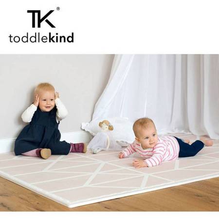 TODDLEKIND Mata do zabawy piankowa podłogowa Prettier Playmat Nordic Vintage Nude Pink