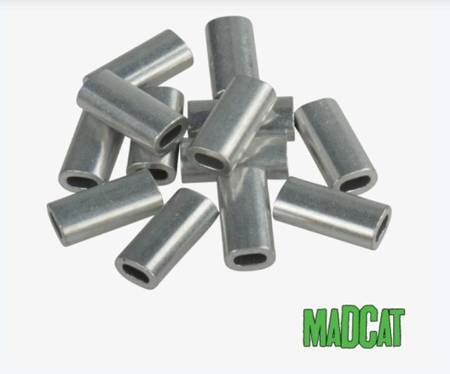 TULEJKI, TULEJE ZACISKOWE MADCAT ALUMINIUM CRIMP SLEEVES 1.00mm - 16szt. DAM (52197)