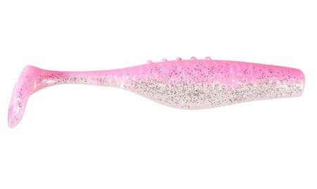 V-LURES Mamba II PRO - LIGHT ORCHID 4"/10cm 3szt./bag CLEAR/PINK silver glitter     DRAGON CHE-MM40D-20-311