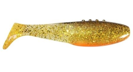 V-LURES Reno Killer - GOLDEN STORM  3"/7.5cm 4szt./bag CLEAR/BLACK gold orange    DRAGON CHE-RN30S-20-127