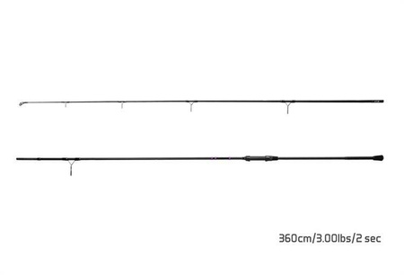 WĘDKA KARPIOWA CORSA BLACK Carp SiC 360cm/3.00lbs/2 składy Delphin (101001268)