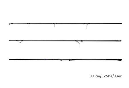 WĘDKA KARPIOWA CORSA BLACK Carp SiC 360cm/3.00lbs/2 składy Delphin (101001268)