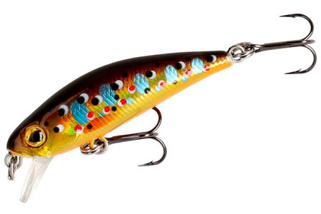 WOBLER - TWIST - 42mm/2.8g/BROWN TROUT - TONĄCY - op.1szt. MIKADO PWF-TS-42S-BT