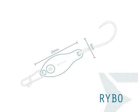 Wahadłówka Delphin RYBO 0.5g NUCLEO Hook #8 Snap 00 Delphin (101000731)