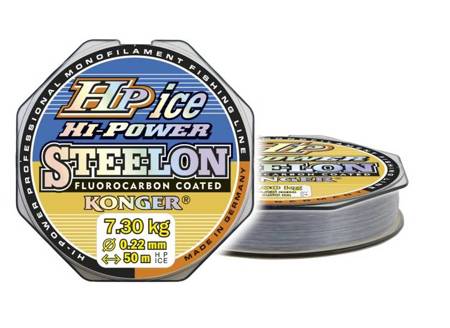 ŻYŁKA HI POWER FLUOROCARBON COATED ICE 0,22/50m KONGER 241050022