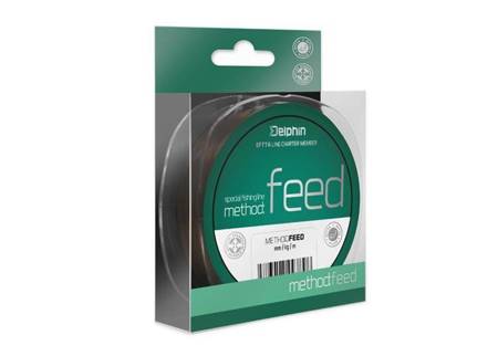 ŻYŁKA METHOD FEED brązowa 0,18mm 3,0kg 1000m Delphin (500650434)