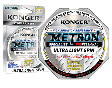 ŻYŁKA METRON SPECIALIST PRO ULTRA LIGHT SPIN 0,12/100 KONGER 203100012