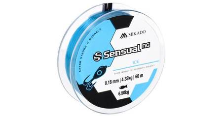 ŻYŁKA - SENSUAL N.G. ICE 0.18mm/6.5kg/60m - NIEBIESKA - op.1szp.