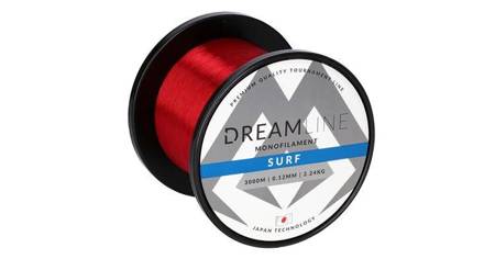 ŻYŁKA SURFCASTINGOWA DREAMLINE SURF (RED) - 0.18mm / 4.16kg / 3000m - 1 szp. MIKADO