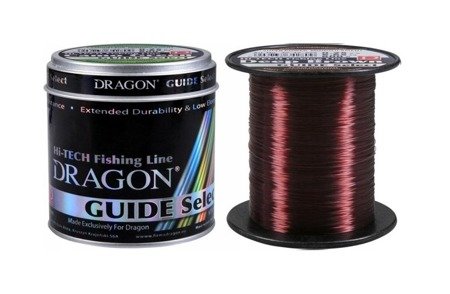 Żyłka  GUIDE SELECT Deep Brown 600 m 0.28 mm/9.30 kg ciemny burgund    DRAGON TDC-30-25-328