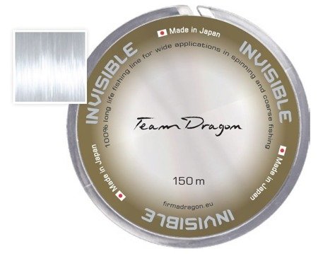 Żyłka TEAM  INVISIBLE / Made In Japan 150 m 0.35 mm/12.60 kg bezbarwna    DRAGON PDF-30-12-035