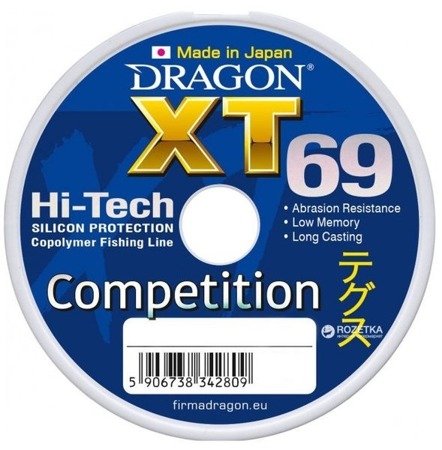 Żyłka  XT69 PRO COMPETITION / Made In Japan 125 m 0.12 mm/2.25 kg niebieska    DRAGON PDF-33-30-012